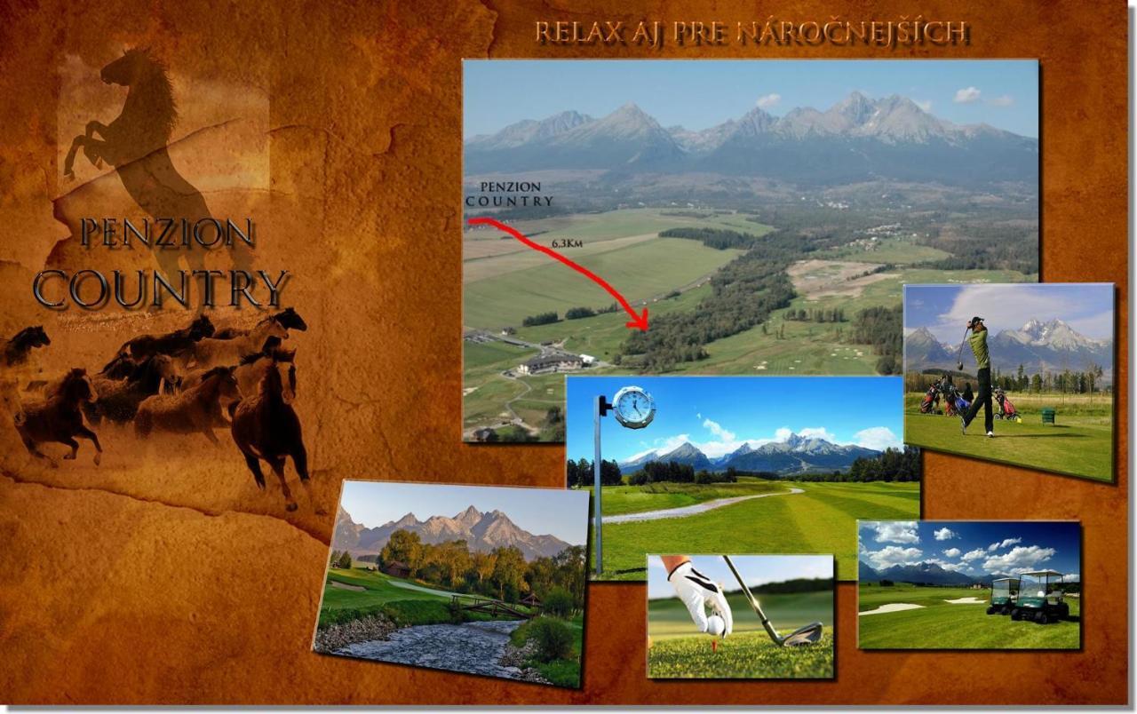 Penzion Country Stará Lesná Dış mekan fotoğraf